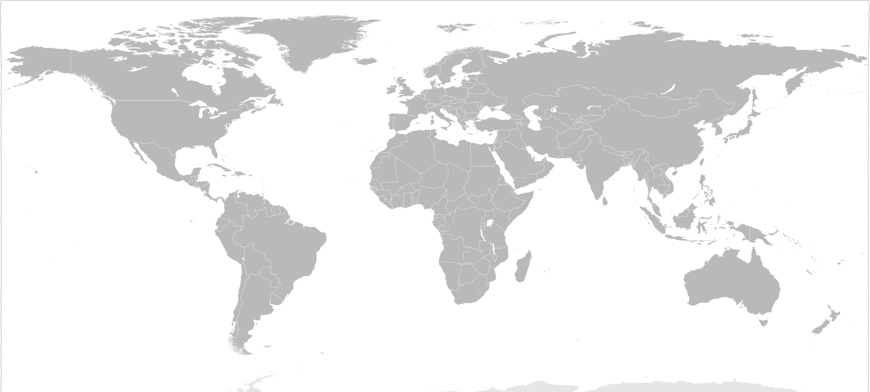 World map showing Hitala's trading network from Addis Ababa, Ethiopia